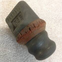 Photographic image of bottle stopper.