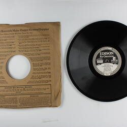 Disc Recording - Edison, Double-Sided, 'Canzonetta' & 'Romance Sans Paroles', 1914-28