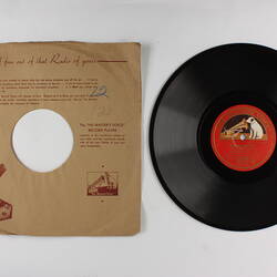 Disc Recording - His Master's Voice, Double Sided, 'Recondita Armonia' (Puccini) & 'Donna Non Vidi Mai)' (Puccini), 1927-1956
