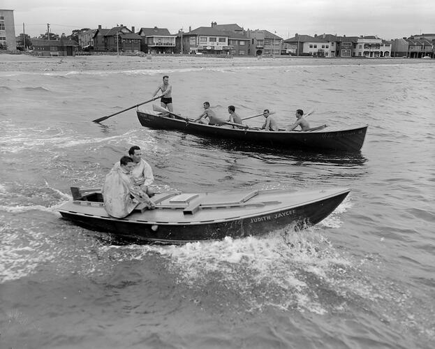 Motor Boat & Surf Boat, St Kilda, Victoria, 28 Nov 1959