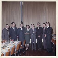 Photograph - Kodak Australasia Pty Ltd, Group at Dr Nellie Fisher's Retirement Dinner, Coburg, Oct 1962