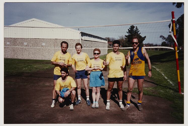 Kodak Australasia Pty Ltd, 'Volleyball Grand Final', Ronnie's Rayguns Portrait, Coburg, 07 Jul 1988