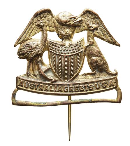 Badge - Visit of the US Fleet Commemorative, Australia, 1908, Obverse