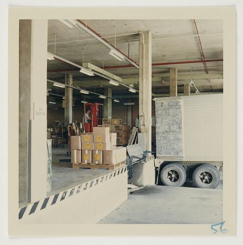 Slide 218, 'Extra Prints of Coburg Lecture', Distribution Centre Despatch Area, Kodak Factory, Coburg, circa 1960s