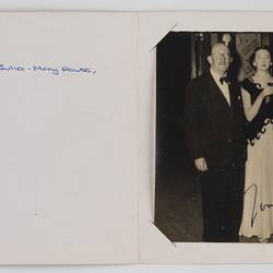 Photograph Sleeve - Rouse Family At Theatre, 'Latin Quarter 1950', London Casino, London, 1950