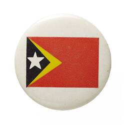 Badge - Flag of East Timor, Australia, circa 1975-1986