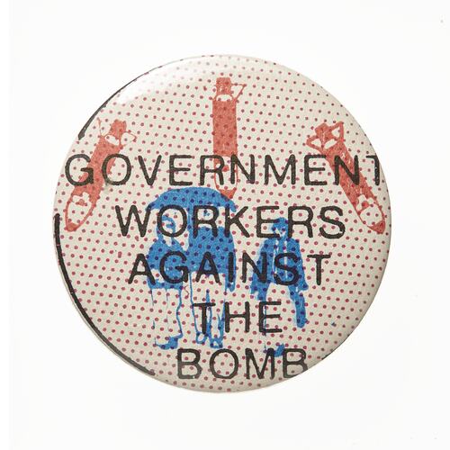 Badge - Government Workers Against the Bomb