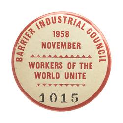 Enamel badge.