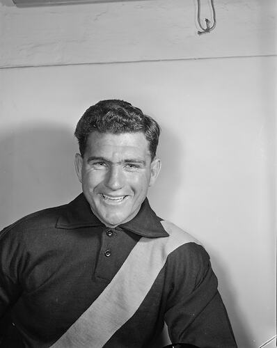 Portrait of Ron Branton, Richmond Football Player, Melbourne, Victoria, Nov 1958