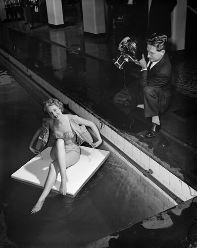 Female Fashion Model and Photographer, Melbourne, Victoria, Aug 1958