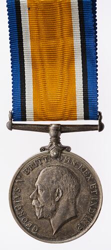 Medal - British War Medal, Great Britain, Private James Edward Reilly, 1914-1920 - Obverse