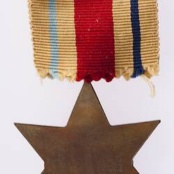 Medal - The Africa Star, Great Britain, Allan Alonzo Drinkwater, 1945 - Reverse