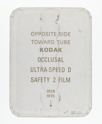 Dental Film - Kodak, ' Occlusal Ultra-Speed D Safety 2 Film'