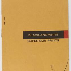 Envelope - Kodak Australasia Pty Ltd, 'Black-and-White Super-Size Prints', circa 1970s