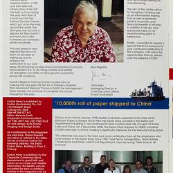 Magazine - 'Kodak News', No 261, Issue One, Coburg, 2001, Page 2