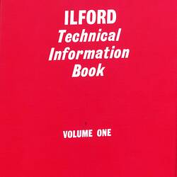 Data Book - Ilford, 'Technical Information Book', Volume One, 1950s-1960s
