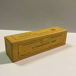 Vaccine Vial - Antipoliomyelitic Serum, circa 1920s