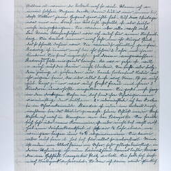 Page of hand-written letter.
