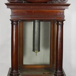 Wooden clock.