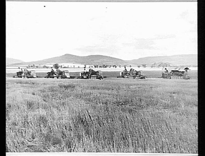 5 AUTOS (2-14 FT & 3-12 FT) ON MAIN FAMILY FARM GUNNEDAH N.S.W. DEC 1938, J.L.MAIN, R.G.MAIN, N.L.MAIN.