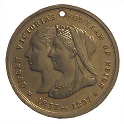 Medal - Diamond Jubilee of Queen Victoria, City of Fitzroy, Australia, 1897