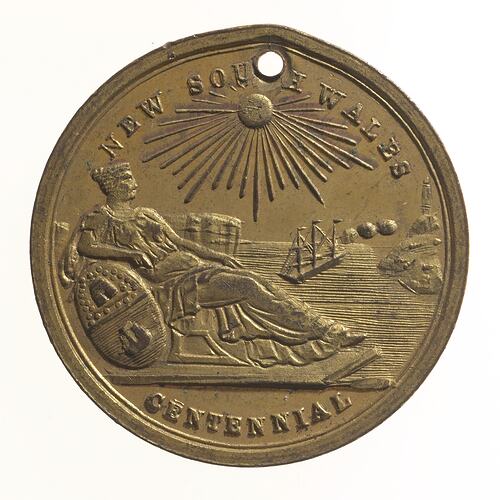 Medal - New South Wales Centennial, Australia, 1888