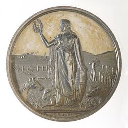 Medal - Royal Agricultural Society of Victoria Silver Prize, 1894 AD