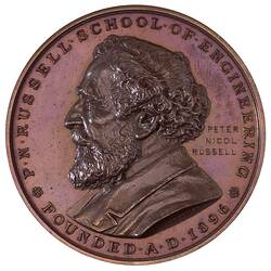 Medal - Peter Nicol Russell Medal, P.N. Russell School of Engineering, New South Wales, Australia, 1899