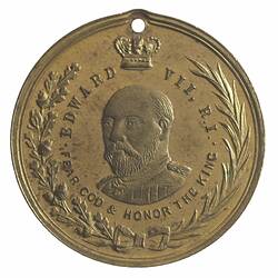 Medal - Visit of Duke & Duchess of Cornwall & York, Victoria, Australia, 1901