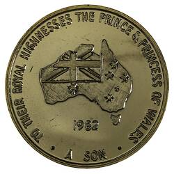 Medal - Birth of Prince William, 1982 AD