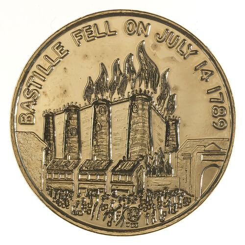 Medal - Bicentenary of the Fall of the Bastille, 1989 AD
