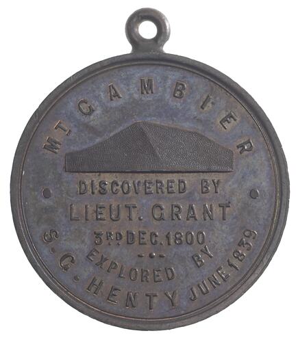 Medal - Mt Gambier Old Residents, 1919 AD