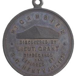 Medal - Mt Gambier Old Residents, 1919