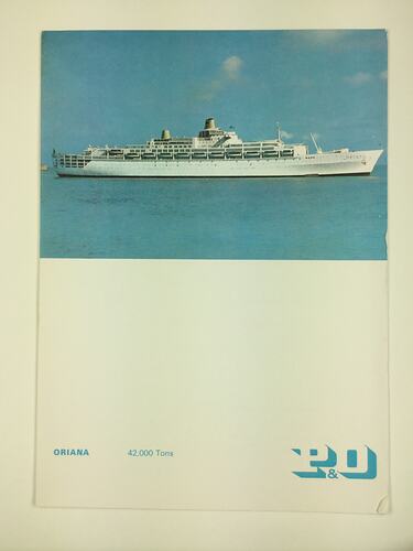HT 54738, Menu - Dinner, The Oriana, SS Oriana, 24 May 1968 (MIGRATION), Document, Registered