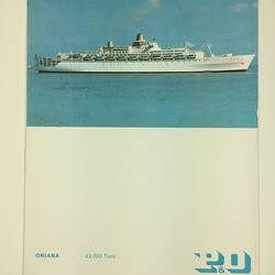 HT 54738, Menu - Dinner, The Oriana, SS Oriana, 24 May 1968 (MIGRATION), Document, Registered
