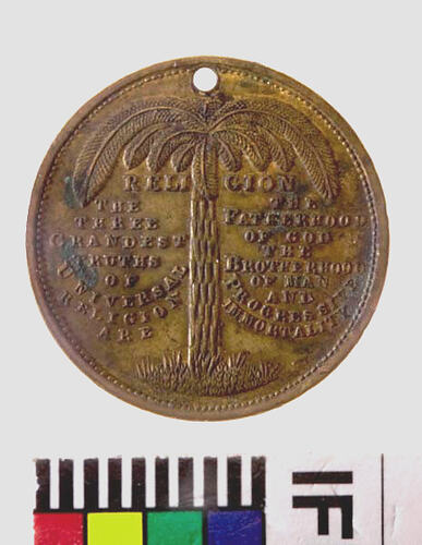 Medal - Coles Book Arcade Federation of the World,c. 1885 AD
