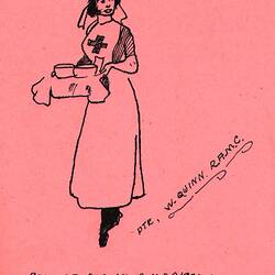 Autograph Book - Nurse Taffy Evans, World War I, 1919