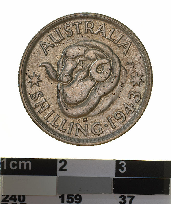 On sale Australian Shilling 1943