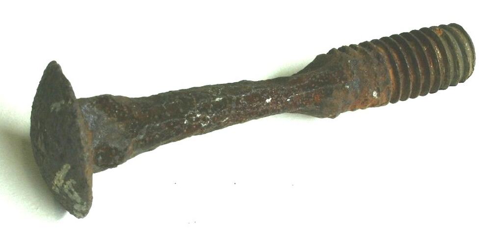 Metal bolt.