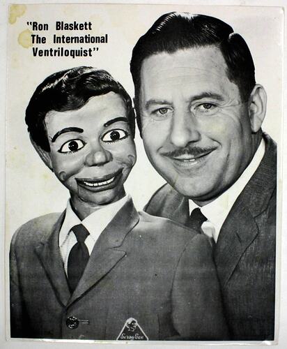 Advertising Poster - 'Ron Blaskett: The International Ventriloquist'