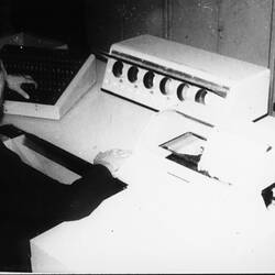 Photograph - CSIRAC Computer, Ernest Palfreyman at Controls, circa 1956