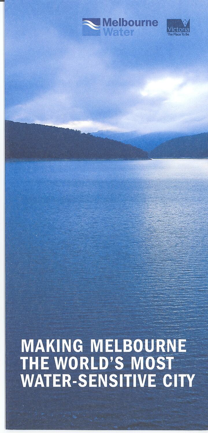 Brochure 'Making Melbourne the world's most watersensitive city