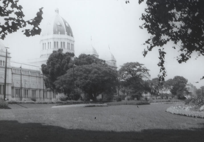 Photograph - Exhibition Building and Garden, circa 1943-1954