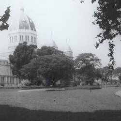 Photograph - Exhibition Building & Garden, circa 1943-1954