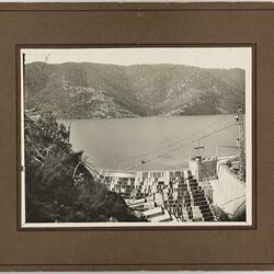 Photograph - State Rivers & Water Supply Commission, Sugarloaf Reservoir, Eildon, Victoria, 1915-1920