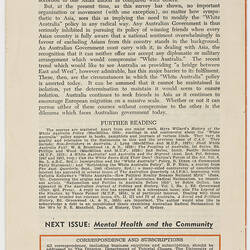Booklet - 'White Australia: Today's Dilemma', 7 Oct 1957