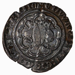 Coin - Halfgroat, Edward III, England, 1351-1352 (Obverse)