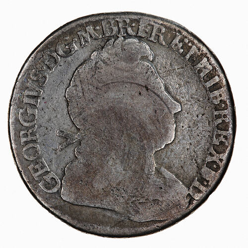 Coin - 1 Shilling, George I, Great Britain, 1720 (Obverse)