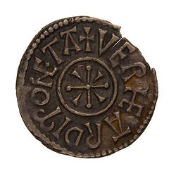 Coin - Penny, Cuthred, Kingdom of Kent, England,  circa 800 AD (Reverse)