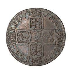 Coin - 1 Shilling, Queen Anne, England, Great Britain, 1711 (Reverse)